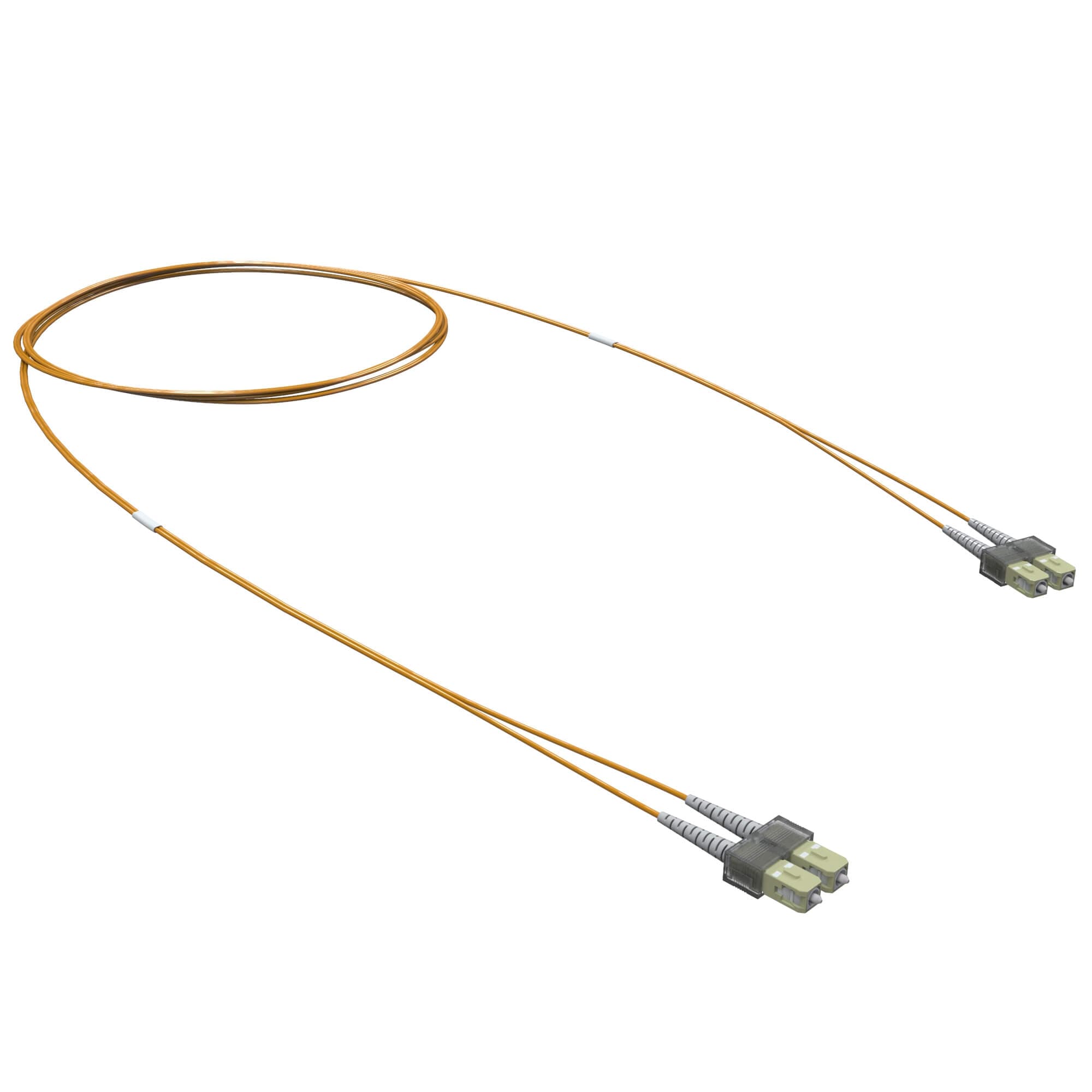 DKC Оптический коммутационный шнур Duplex SC-UPC/SC-UPC, 50/125 OM2, 10 м