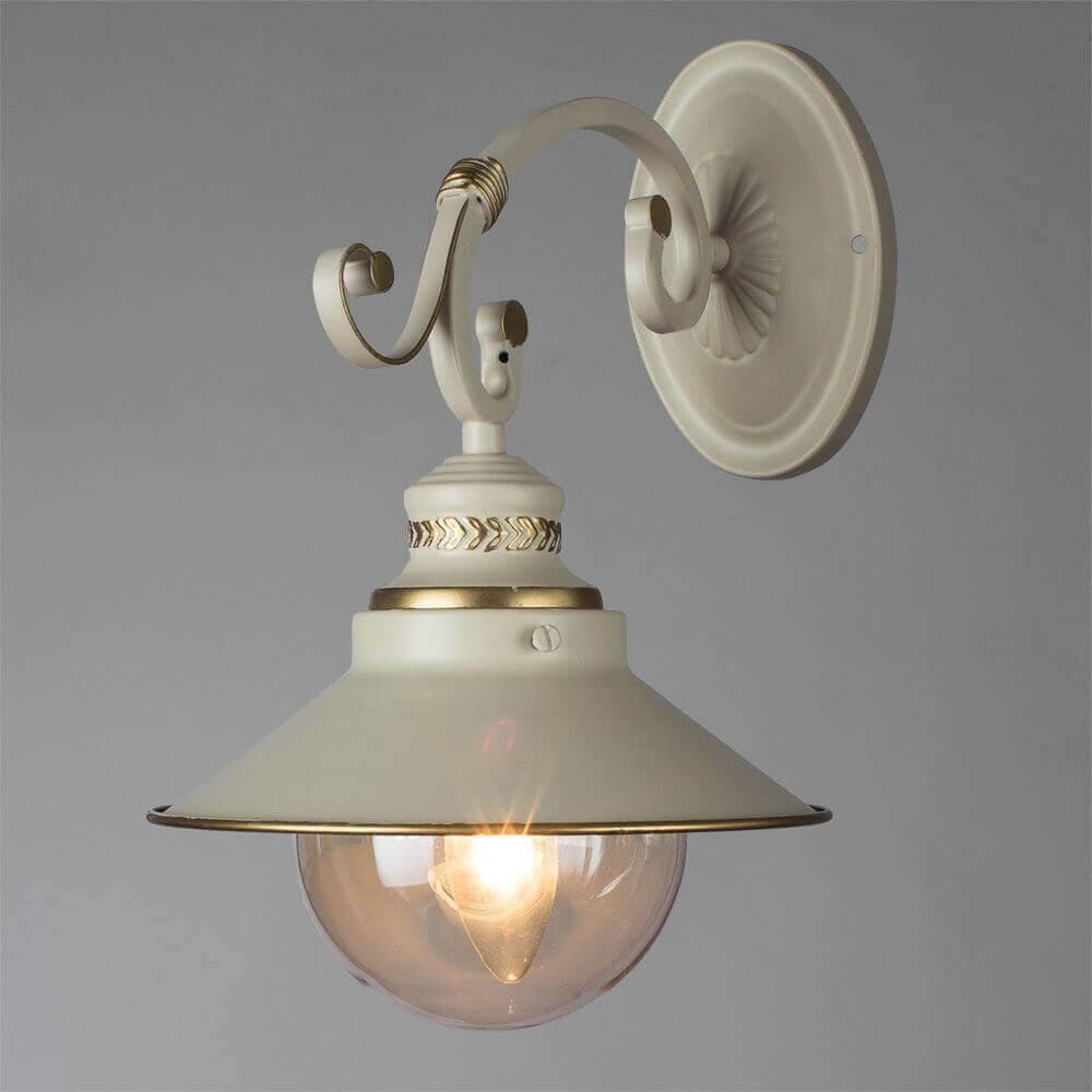 Arte Lamp Grazioso Белый/Прозрачный Бра 1x60W 1xE27 A4577AP-1WG — миниатюра 3