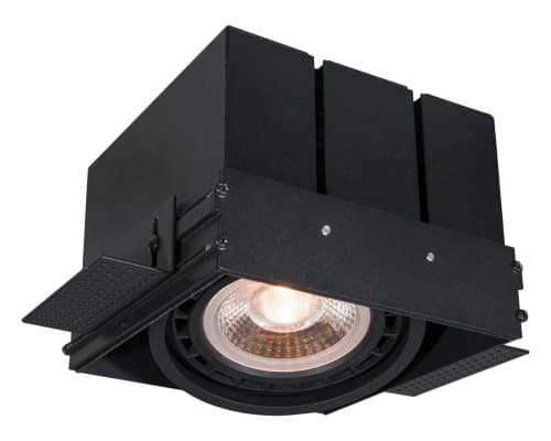 Lucide TRIMLESS Прожектор встраиваемый 1xGU10 Black 09931/01/30