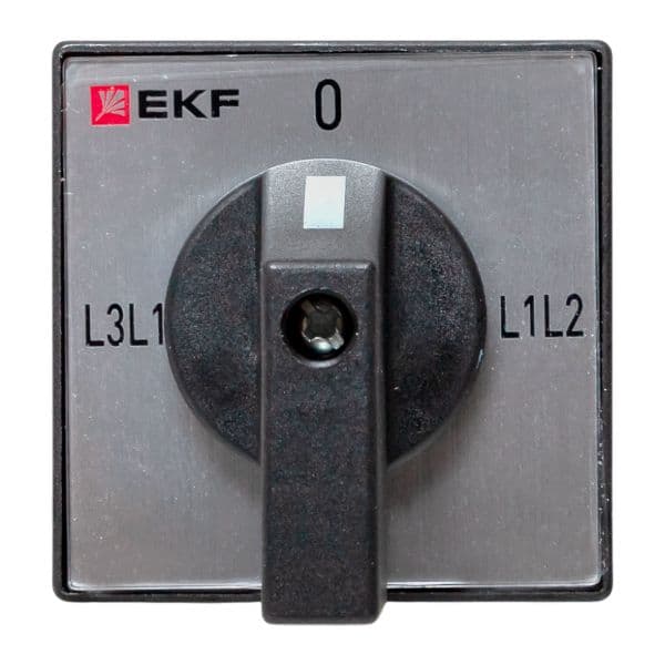 EKF Переключатель кулачковый ПК-1-73 10А 3P для вольтметра (линейное напряжение) IP65 — миниатюра 2