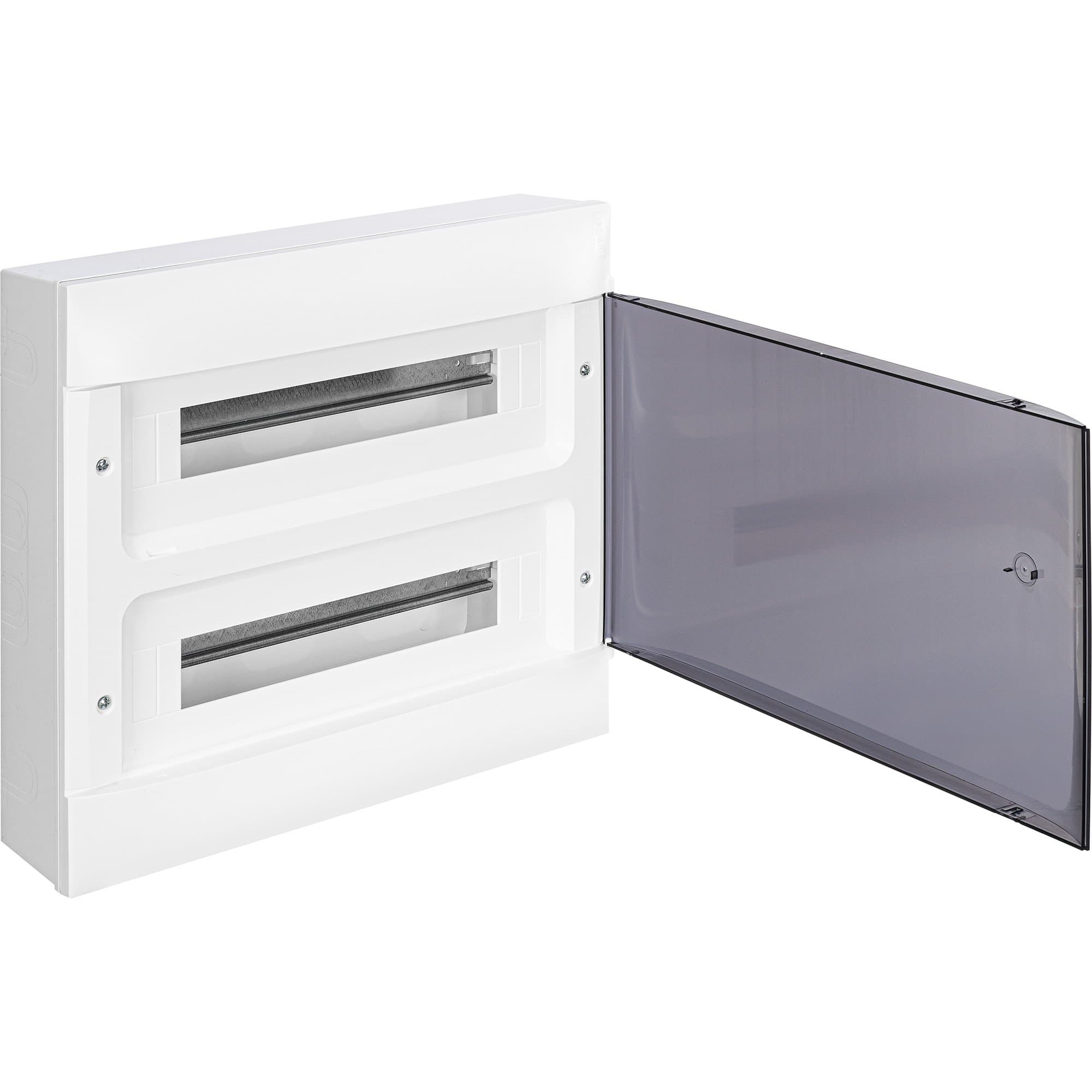 Legrand Practibox S Пластиковый щиток Навесной 2X18 Дымчатая дверь 137617 — миниатюра 2