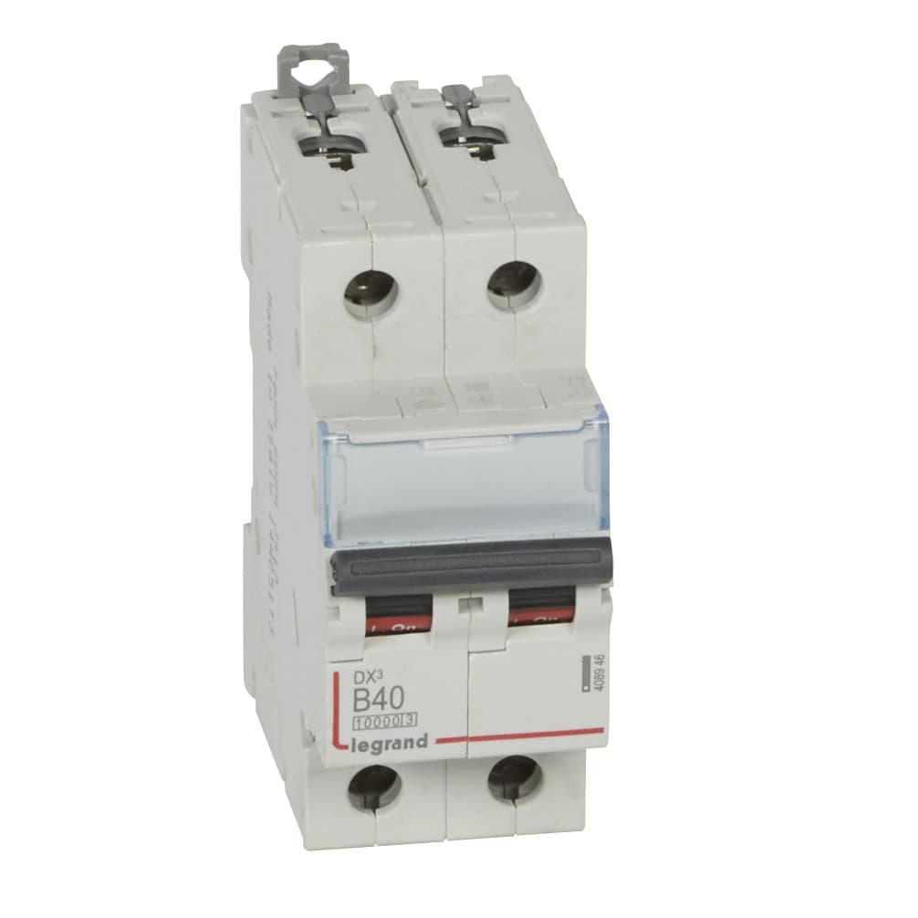 Legrand DX3 Автоматический выключатель 2P 40A (B) 10kA/16kA 408946 — миниатюра 1