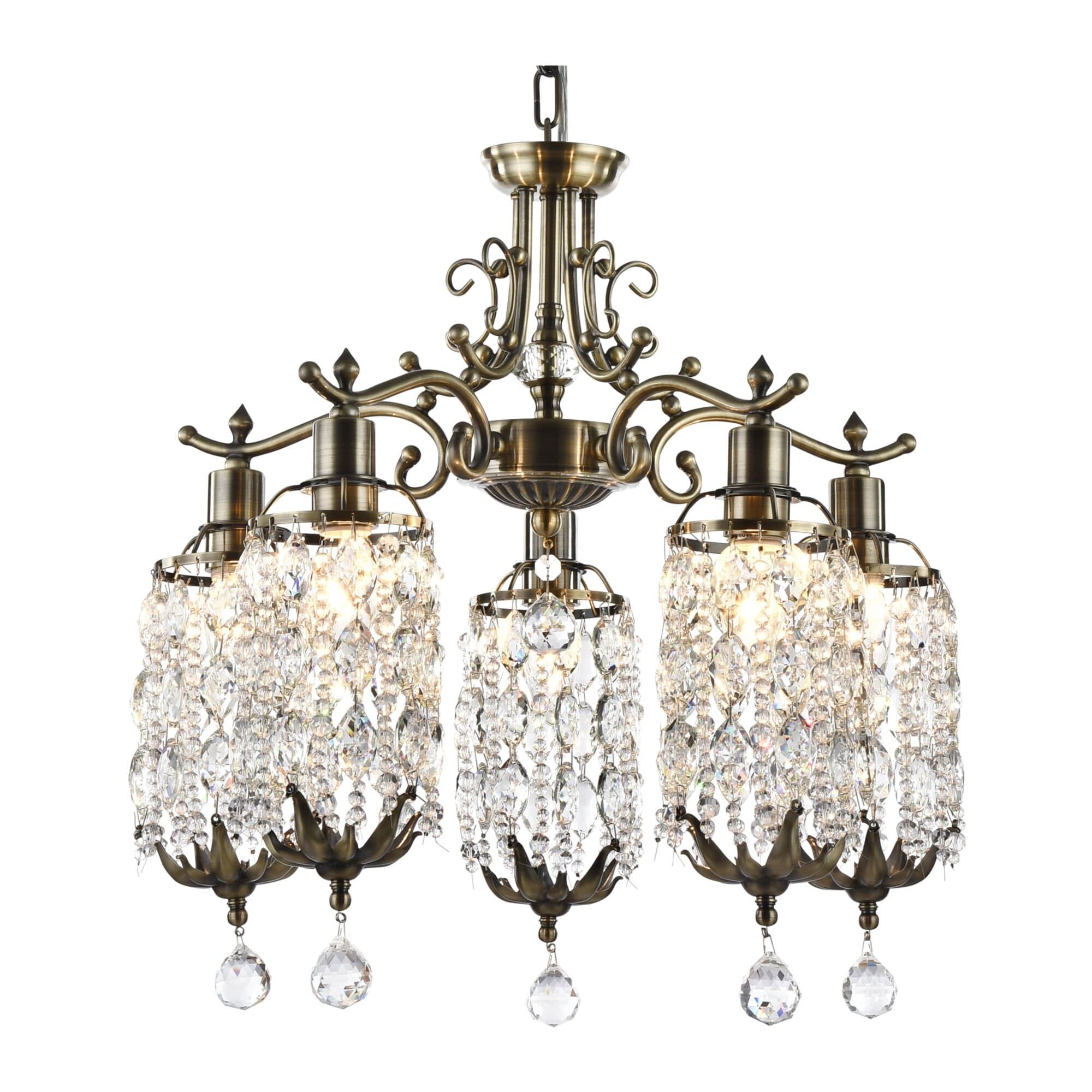 Maytoni Royal Classic Ronta Бронза Люстра 5xE14 60W DIA107-PL-05-R — миниатюра 5