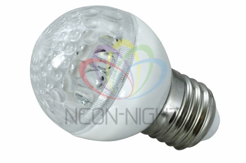 NEON-NIGHT Лампа шар e27 10 LED Ø50мм синяя 24В (постоянное напряжение) 405-613 — миниатюра 2