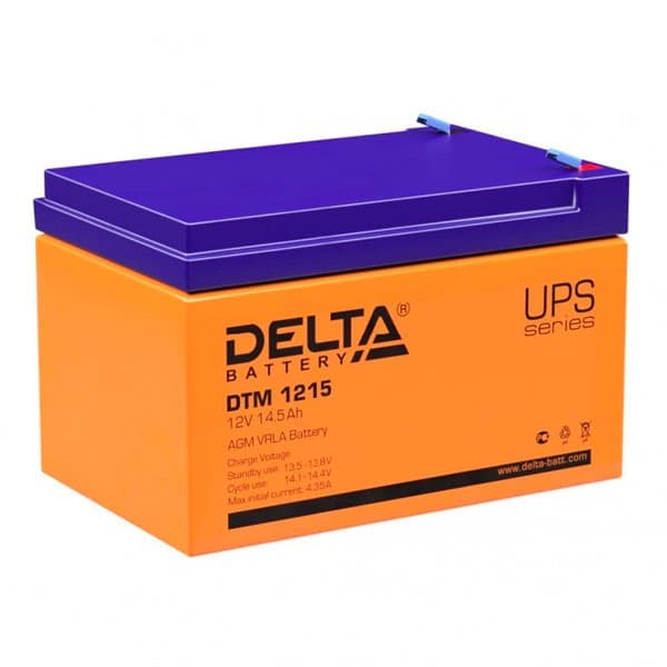 Delta Аккумуляторная батарея DTM 1215 12В/15Ач