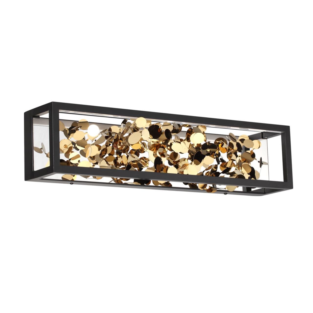 Odeon Light 5065/17WL L-VISION ODL24 393 черный/золото/металл/металл Настенный светильник LED 1*17W 4000K BILD