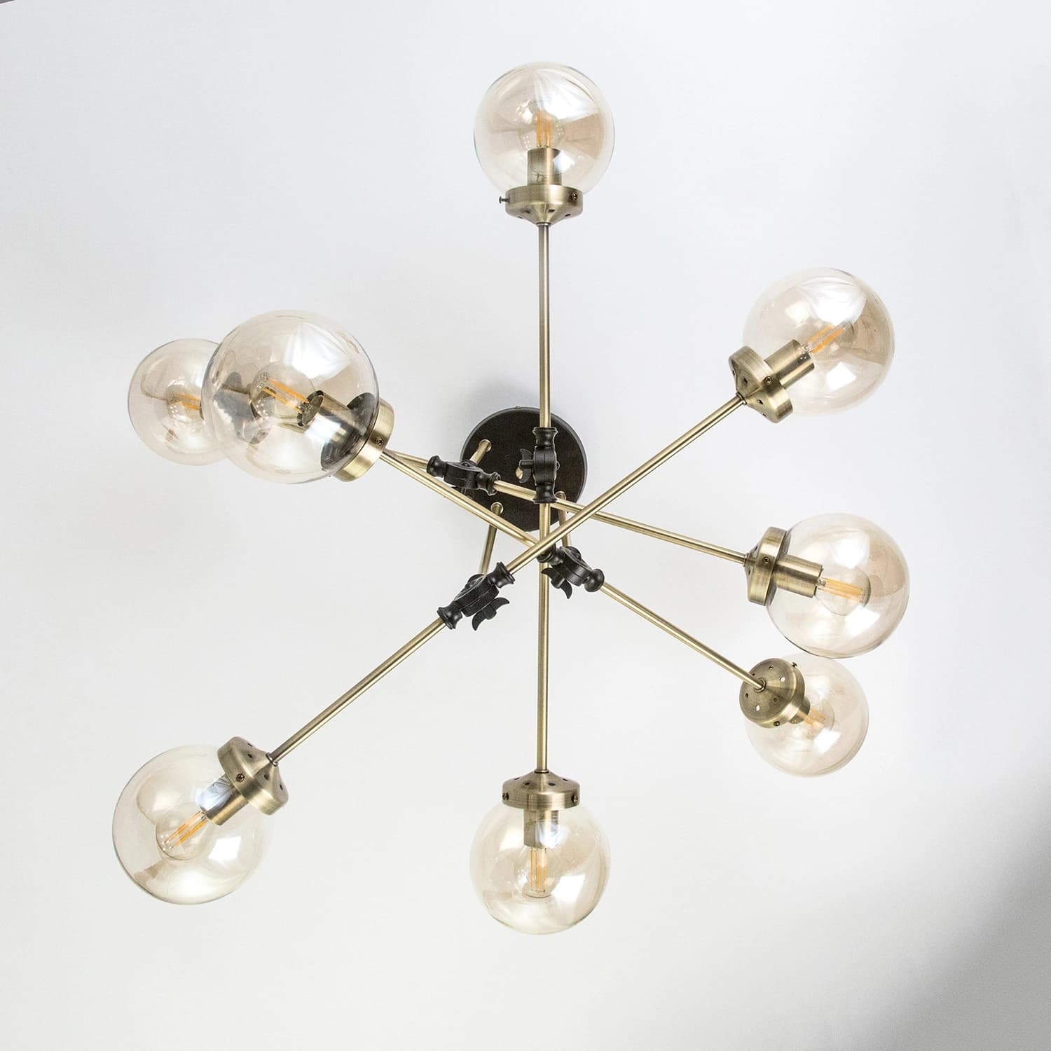 Citilux CL105185 Планета Черн+Дымч. Люстра — миниатюра 9