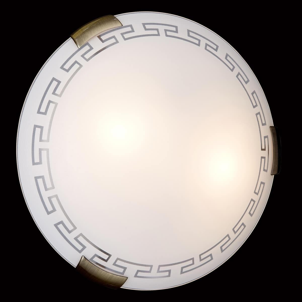 Sonex 161/K SN 105 св-к GRECA стекло E27 2*60Вт D300 — миниатюра 4