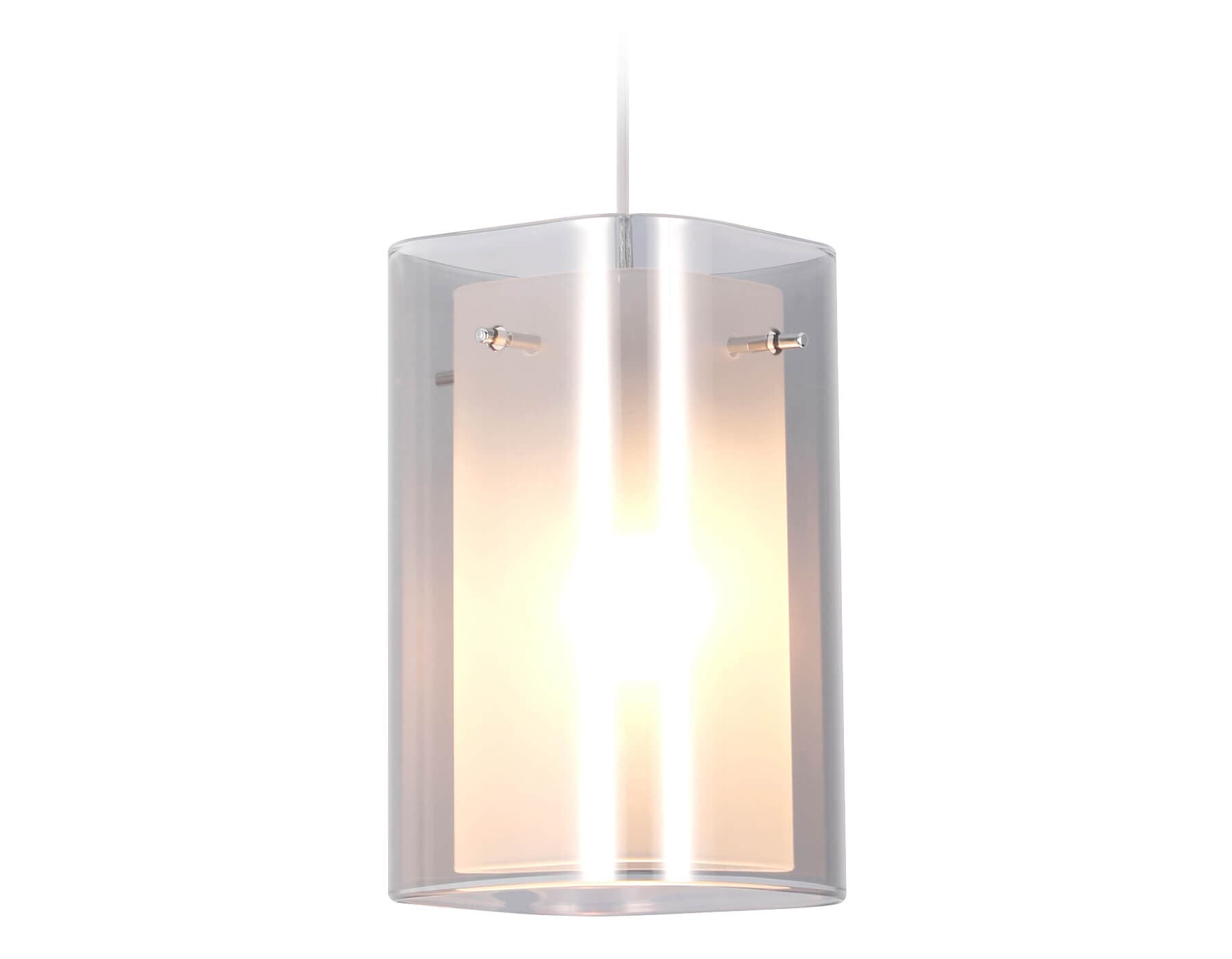 Ambrella Подвесной светильник TR3682 CH/SM/FR хром/дымчатый/белый матовый E14 max 40W D110*950