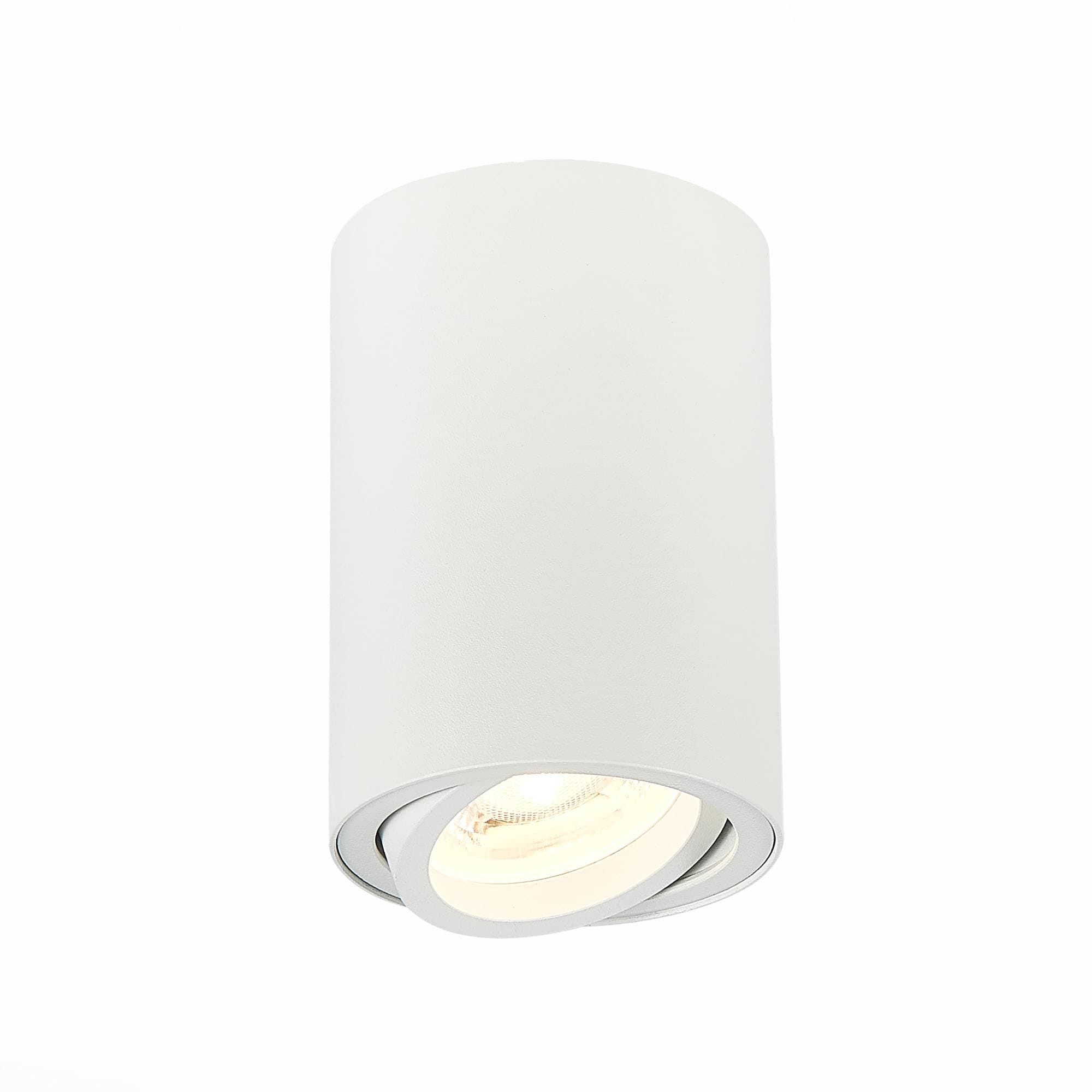 ST Luce ST108.507.01 Светильник потолочный Мат. белый GU10 1*50W D70xH100 220V Без ламп