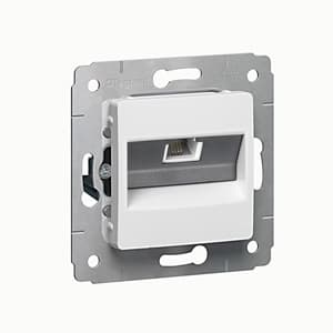 Legrand Cariva Бел Розетка ТЛФ 1-ая 773638 — миниатюра 2