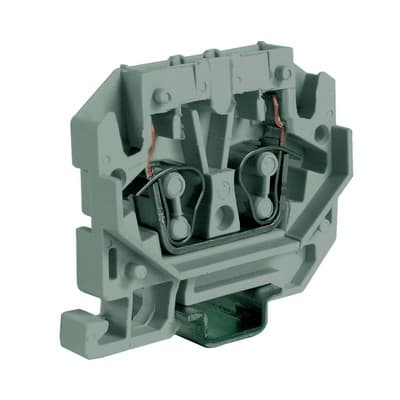 DKC HPP.2(Ex)i, мини зажим, проходной 2,5 кв.мм синий