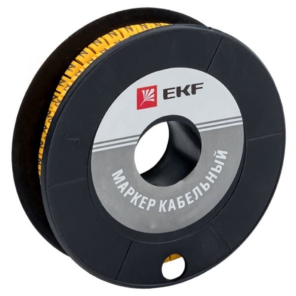 EKF PROxima Маркер кабельный 2,5 мм2 "4" (1000 шт.) (ЕС-1)