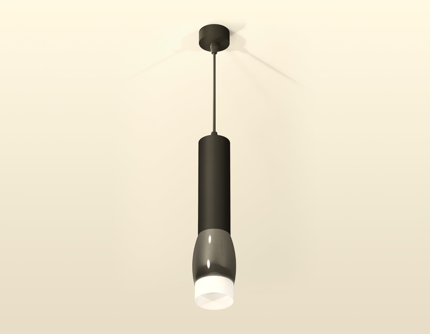 Ambrella Комплект подвесного светильника с акрилом XP1123004 DCH/SBK/FR черный хром/черный песок/белый матовый MR16 GU5.3 (A2302, C6356, A2010, C1123, — миниатюра 2