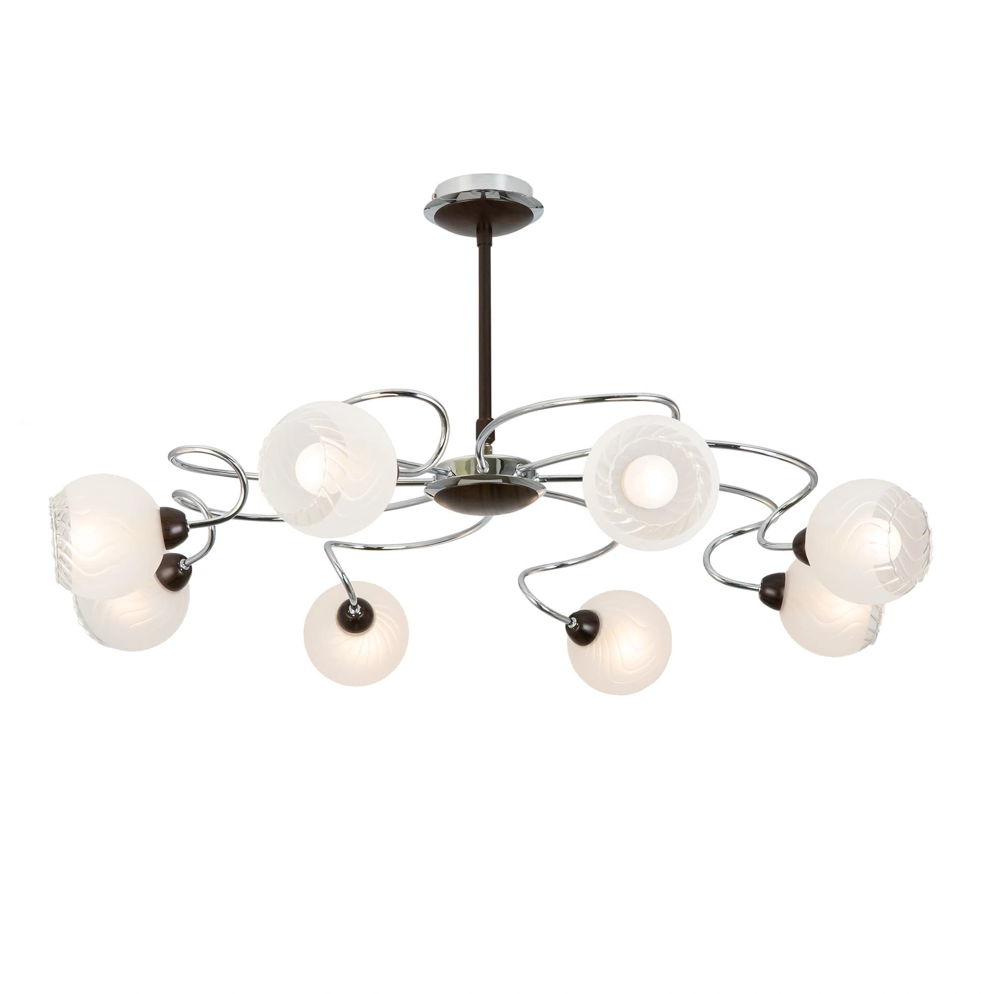 Citilux CL130181 Одиссей Хром+Венге, Светильник Люстра