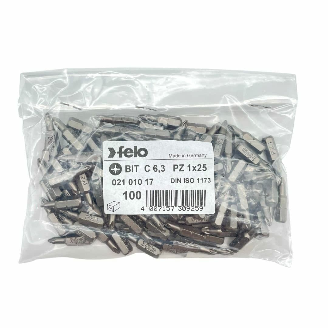 Felo Бита крестовая серия Industrial PZ 1X25, 100 шт 02101017 — миниатюра 2