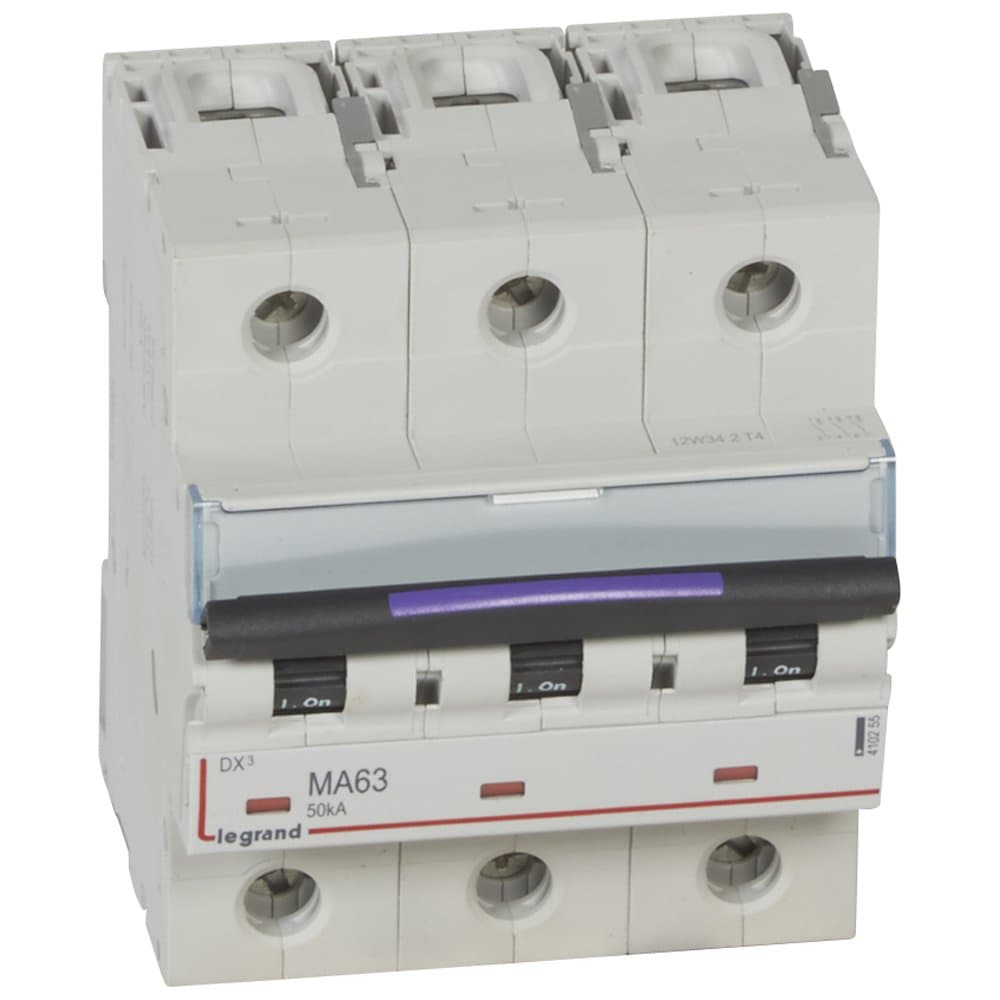 Legrand DX3 Автоматический выключатель 50кА 63А 3P MA 410255
