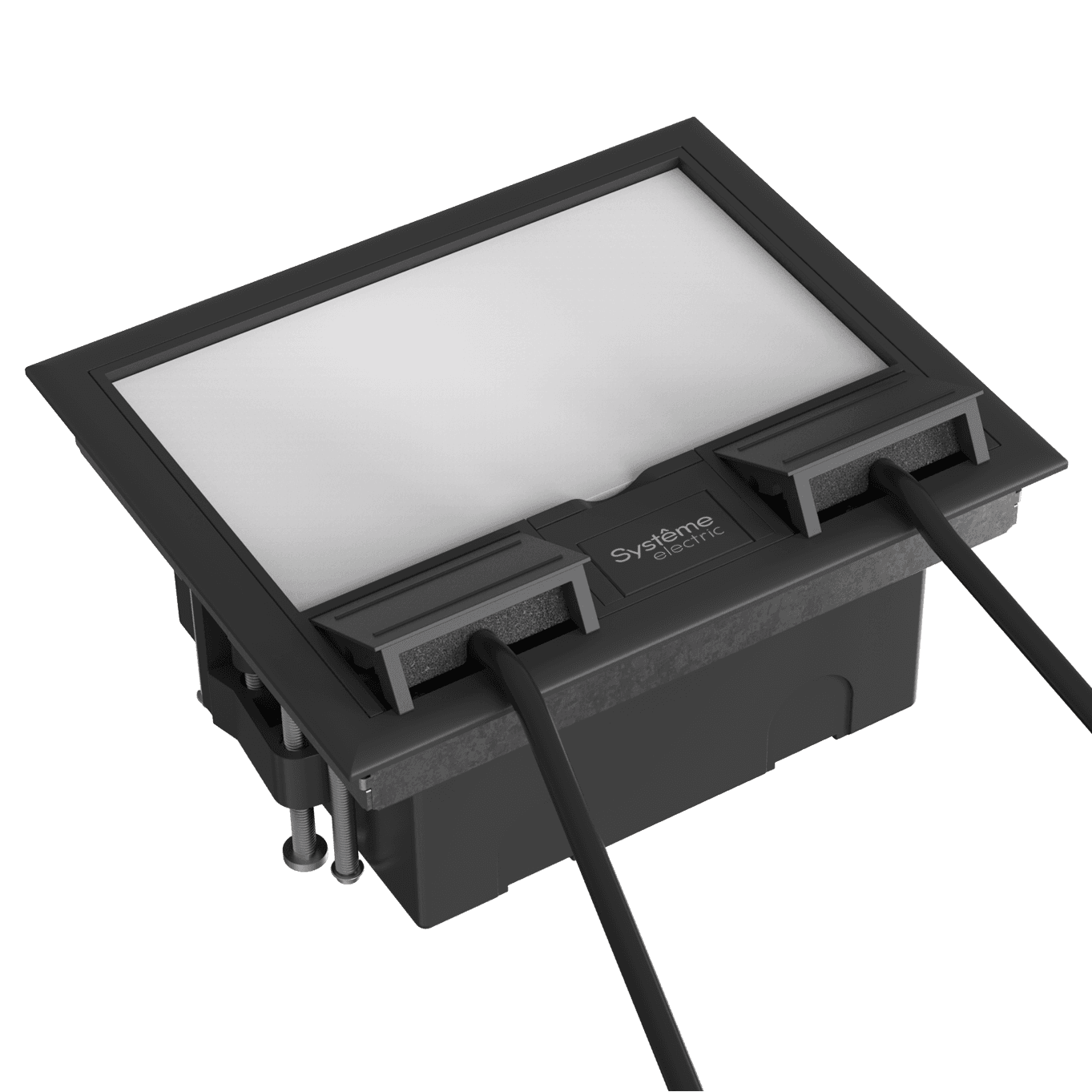 Systeme Elecrtic MultiDesk Люк на 8 модулей IP40 для фальшпола с монтажной коробкой, тип MDK10 — миниатюра 5