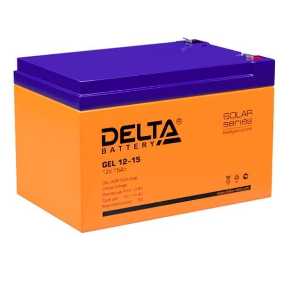 DELTA battery GEL 12-15 Аккумуляторная батарея