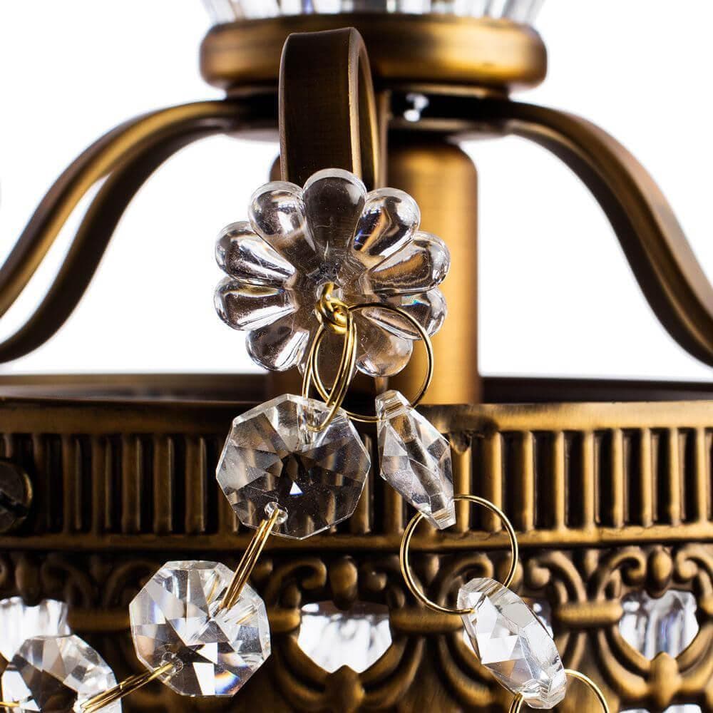 Arte Lamp Schelenberg Золото/Прозрачный Бра 40W E14 A4410AP-1SR — миниатюра 5