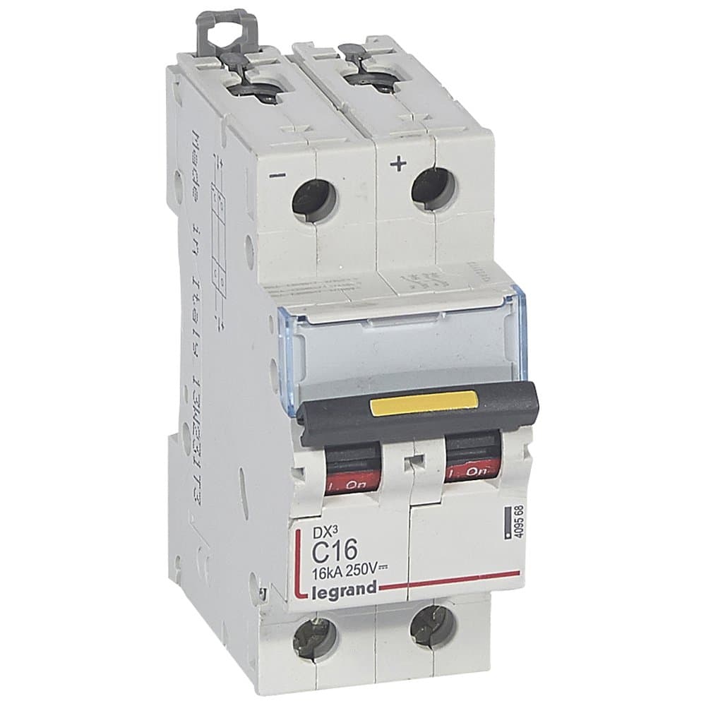 Legrand DX3 DC Автоматический выключатель 2P 16A (С) 10/16kA 409568