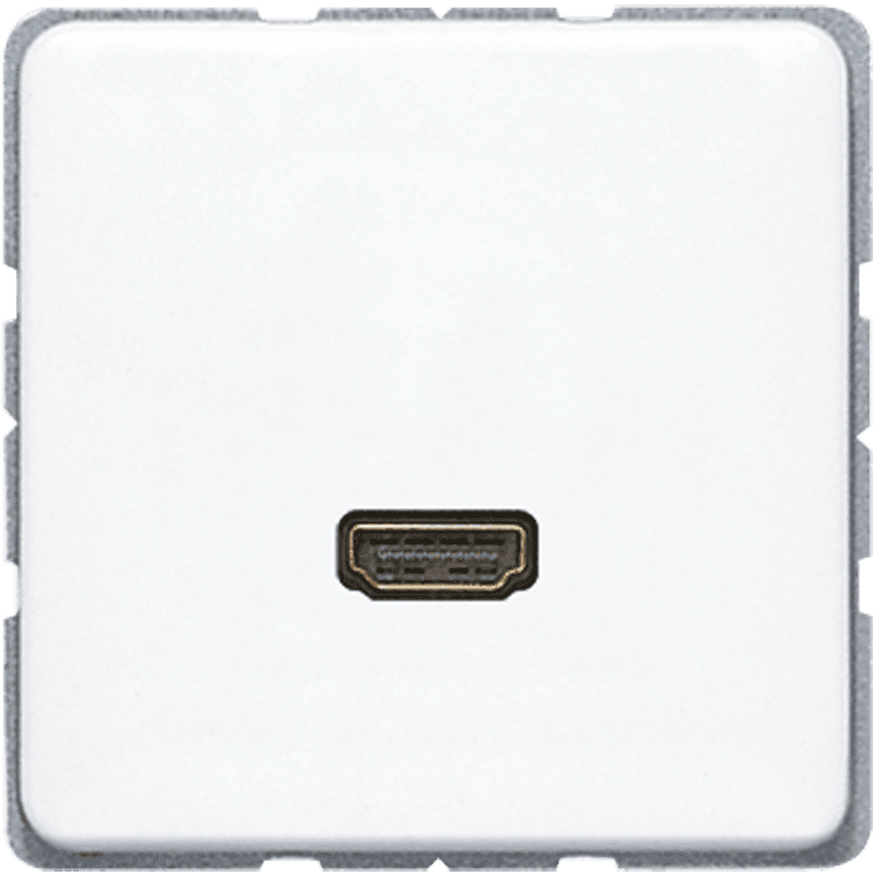JUNG Накладка/вставка для розетки HDMI MACD1112WW