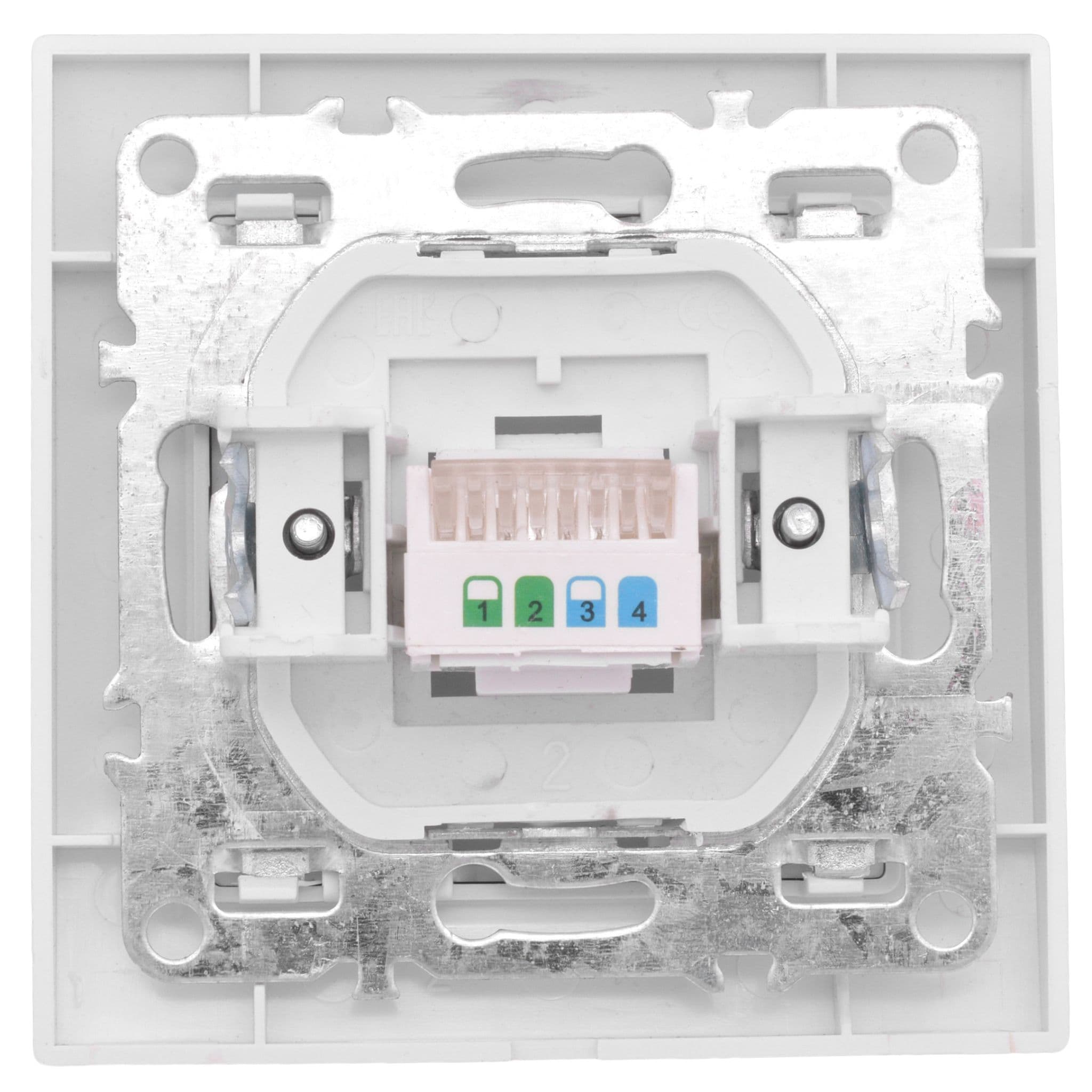 EKF Basic Минск Белый Розетка RJ-45, СП — миниатюра 10