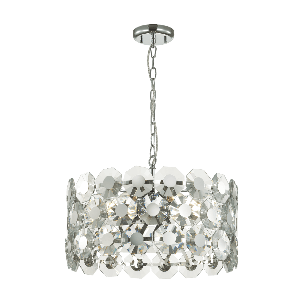 Odeon Light 4973/6 HALL ODL22 373 хром/хрусталь Люстра E14 6*40W TOKATA — миниатюра 2