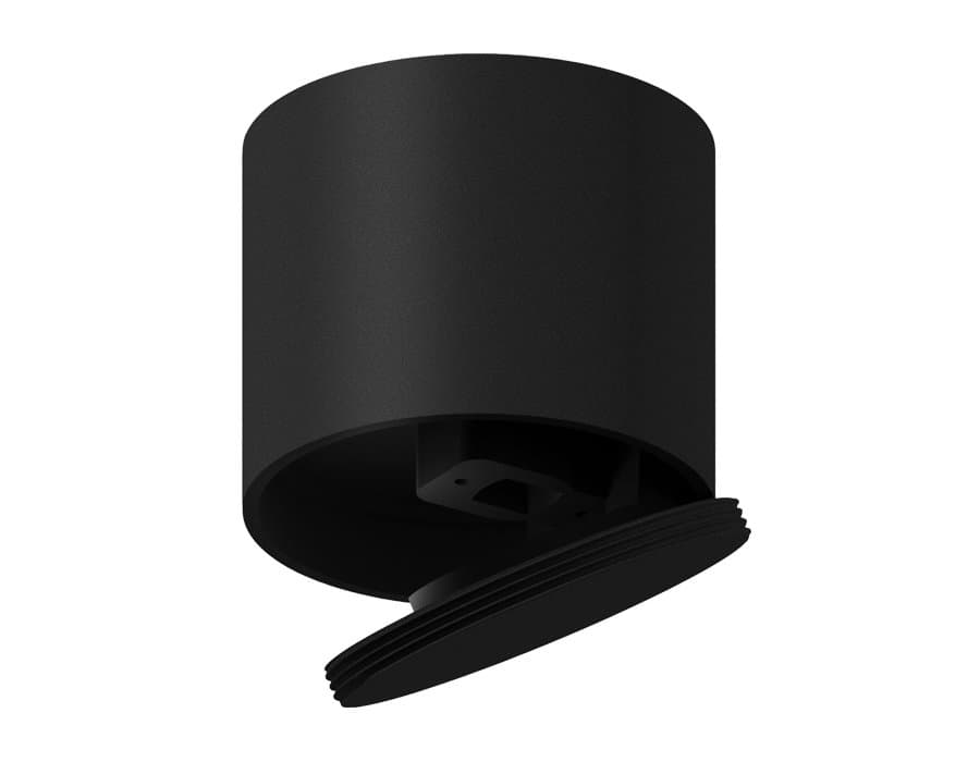 Ambrella Крепеж накладной поворотный A2221 BK черный D60*H50mm Out45mm (для корпуса D60mm)