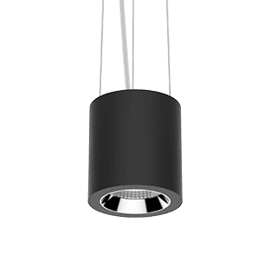 Varton Светодиодный светильник DL-02 Tube подвесной 125х135 мм 18 Вт 3000 K 35° RAL9005 черный муар V1-R0-90113-30000-2001830