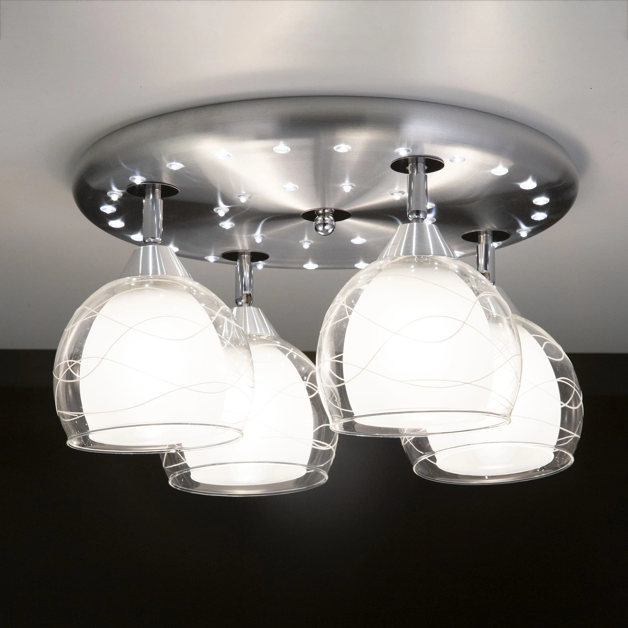 Citilux CL158142 Самба+LED Алюм+Хром Светильник Люстра — миниатюра 3