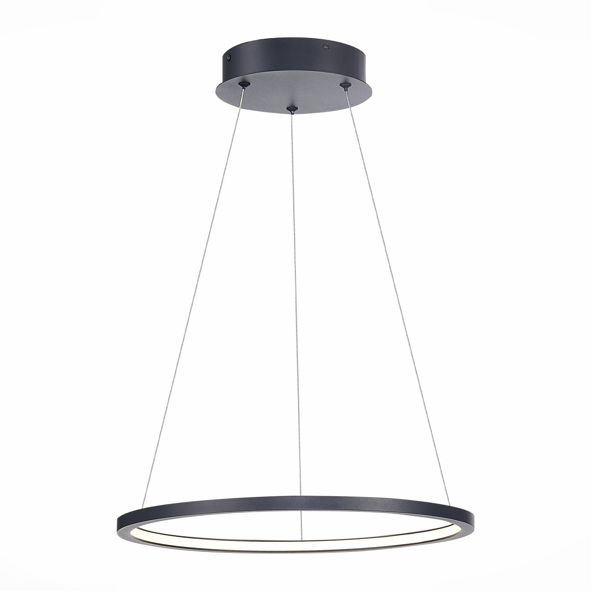 ST LUCE  ST603.443.22 Светильник подвесной Черный/Белый LED 1*22W 4000K