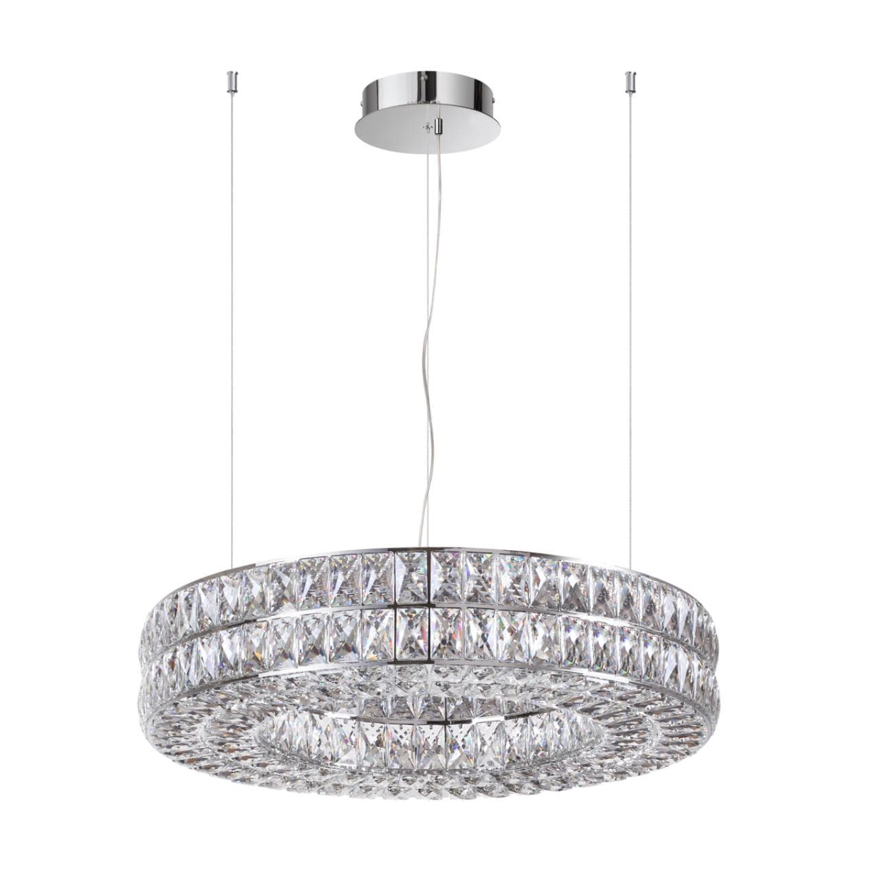 Odeon Light 4927/52L L-VISION ODL24 479 хром/металл/хрусталь Люстра LED 52W 4000K 2971Лм PANTA