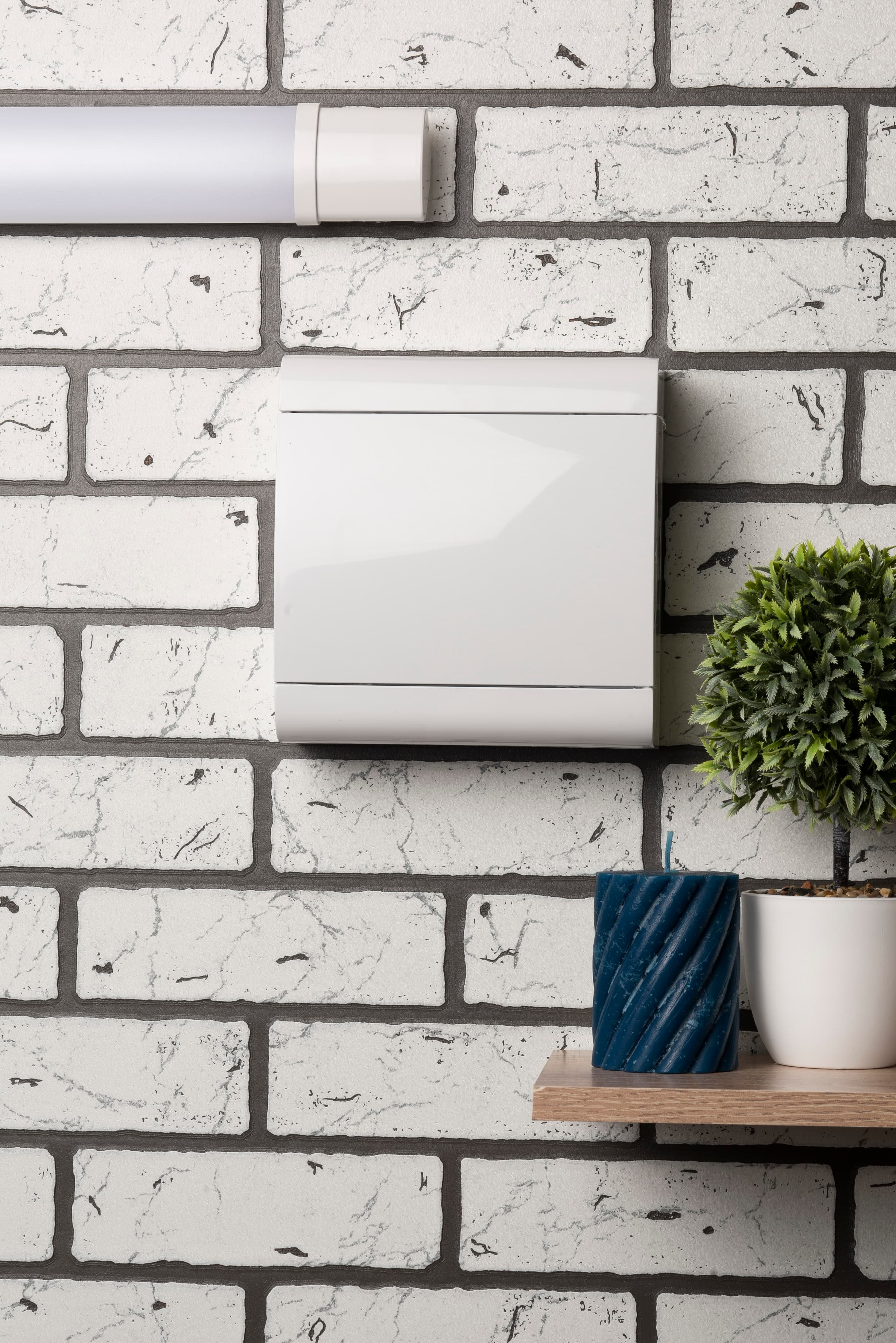 EKF Щит распределительный ЩРН-П-8 "SlimBox" белая дверца IP41 — миниатюра 13