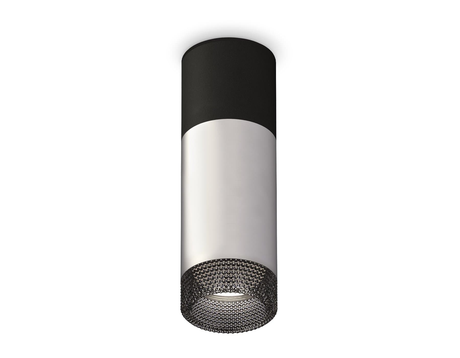 Ambrella Комплект накладного светильника XS6324061 SSL/SBK/BK серебро песок/черный песок/тонированный MR16 GU5.3 (C6302,A2010,C6324,N6151) — миниатюра 1