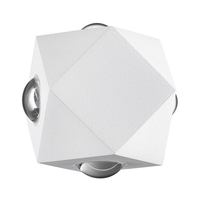 Odeon Light 4219/8WL HIGHTECH ODL21 091 бел/металл Настенный светильник IP54 LED 8W 732Лм 3200K DIAMANTA