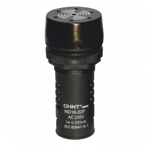 CHINT Сигнализатор звуковой ND16-22L Φ22 мм черный АС220В (R)