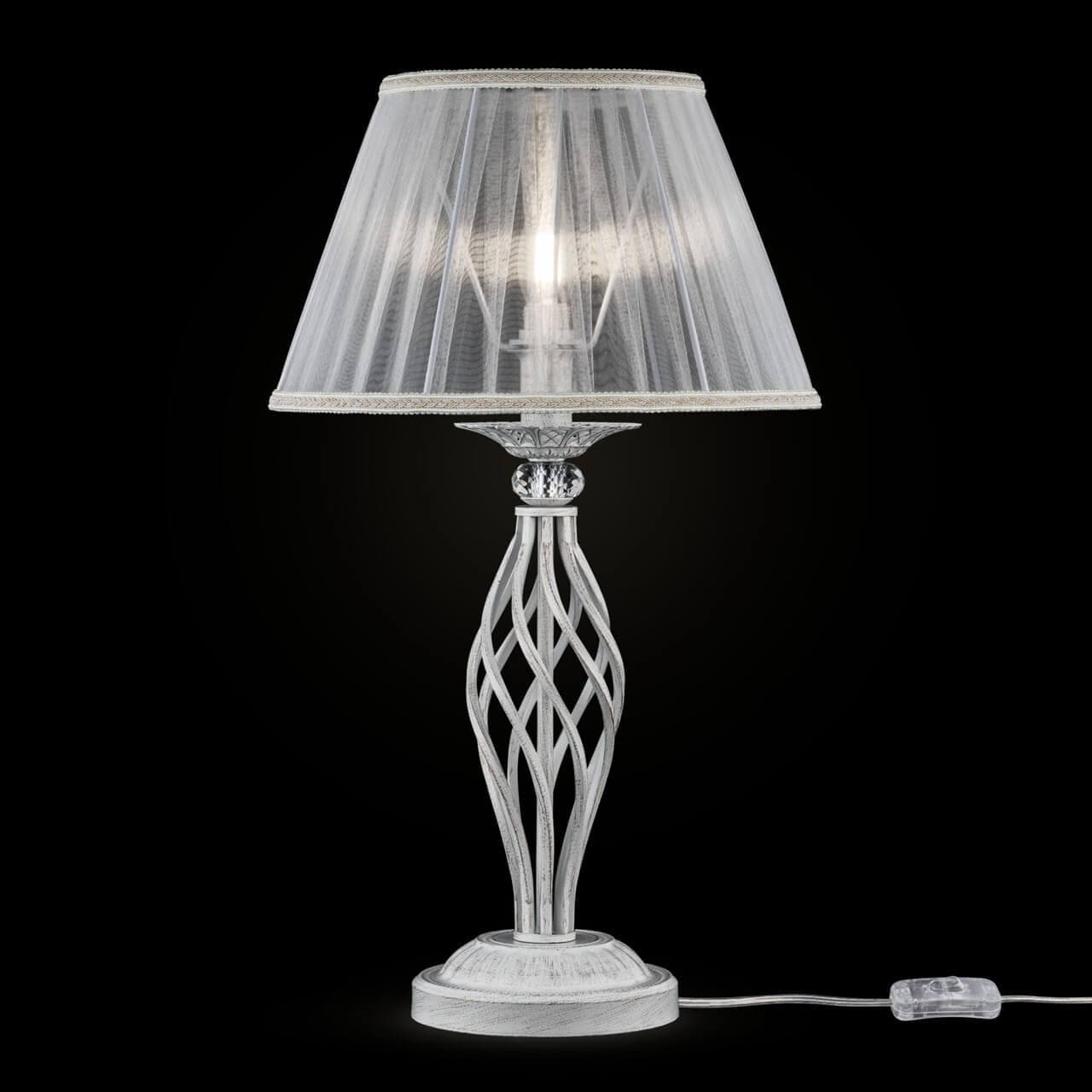 Maytoni Elegant Grace Белый с Золотом Настольная лампа 1xE14 40W ARM247-00-G — миниатюра 11