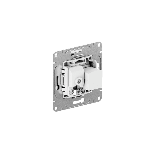 EKF Механизм розетки TV+RJ45 (cat5), белый Эпика — миниатюра 4