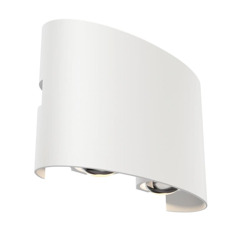 MaytoniOutdoor Белый Светильник настенный (бра) O417WL-L4W3K