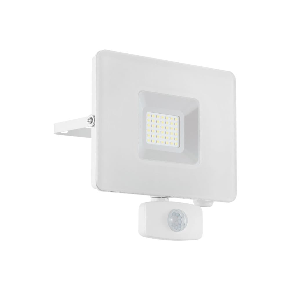 Eglo 33158 Ландшафтный светодный спот FAEDO 3 c датчиком движения, 2750lm, 30W (LED), L175, H190, алюминий, белый