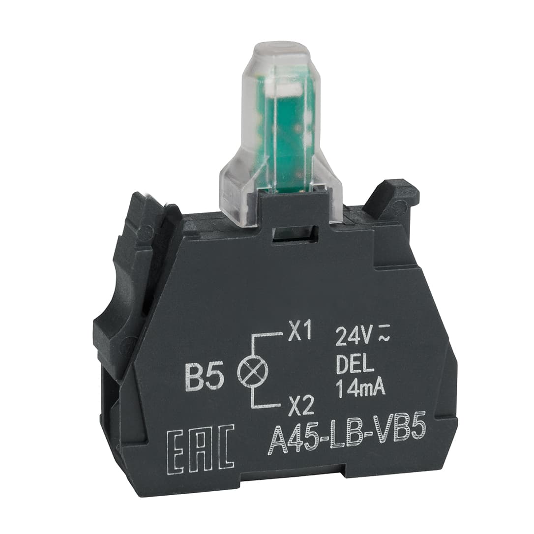 КЭАЗ Световой блок OptiSignal D22 A45-LB-VB5 желтый 24VACDC ZBVB5
