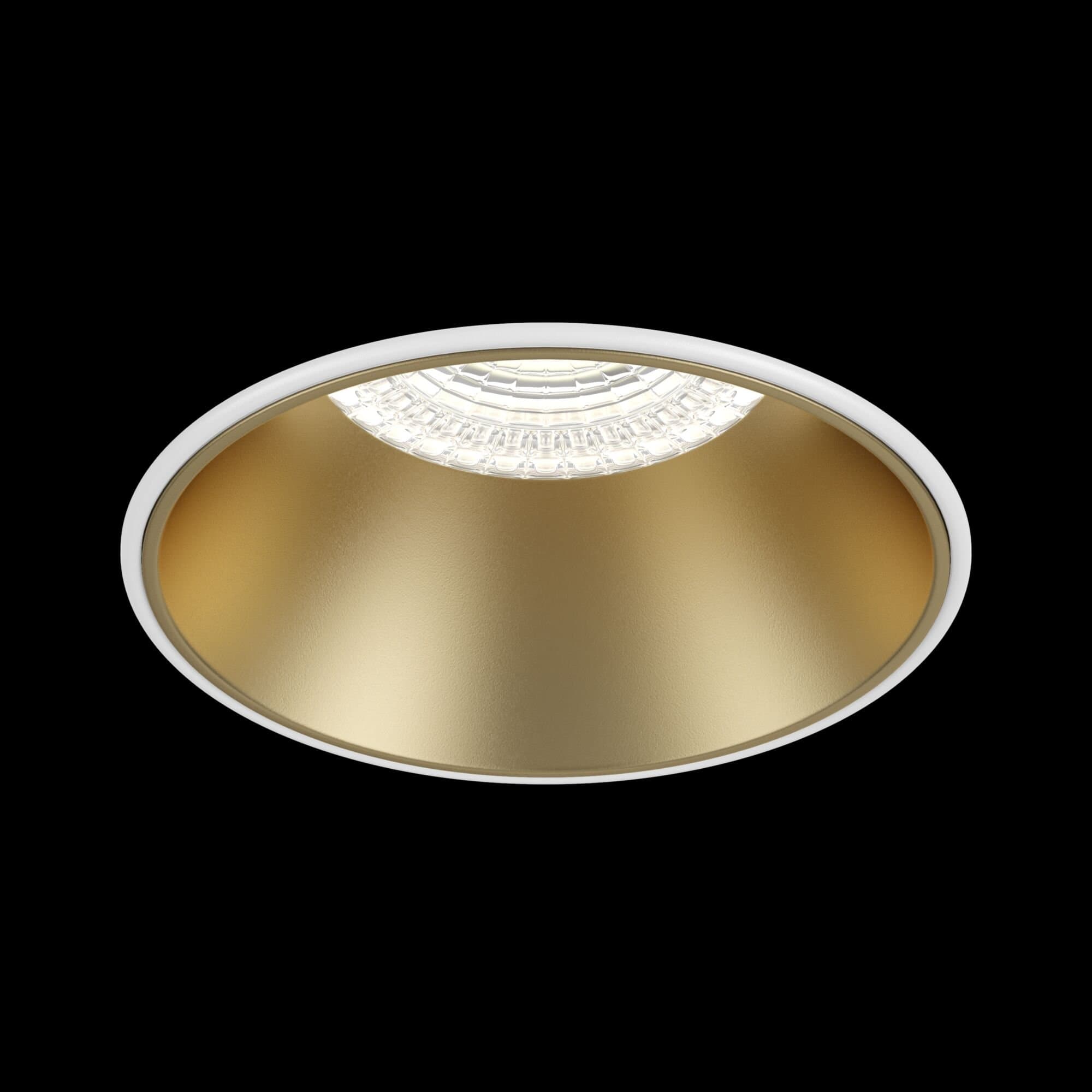 Maytoni Downlight Матовое Золото Светильник встраиваемый (Набор) ( DL051-02W+DLA051-03MG) DL051-2MG — миниатюра 5