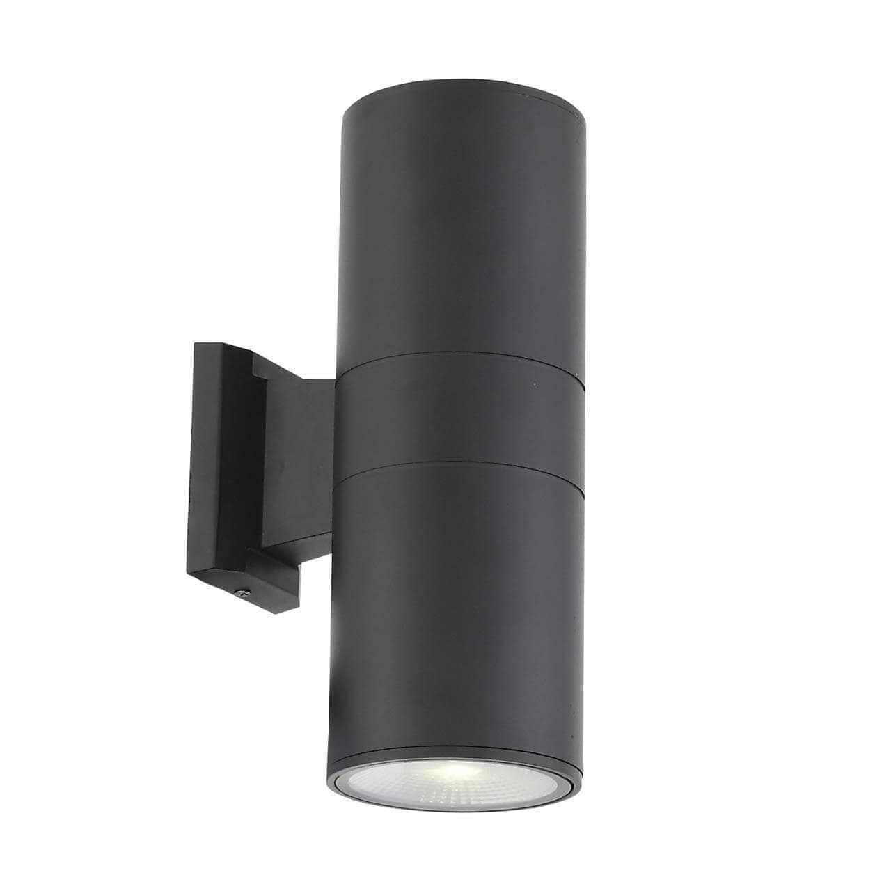 ST LUCE SL074.411.02 Светильник уличный настенный Черный/Черный LED 2*8W — миниатюра 1