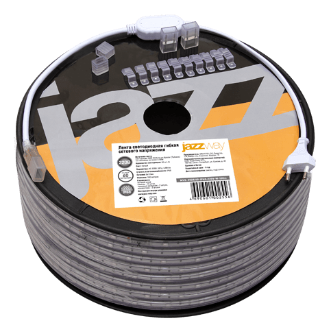 Jazzway Лента MVS-2835/60-IP68-220V- WW-1m (теплый белый) J .5004269