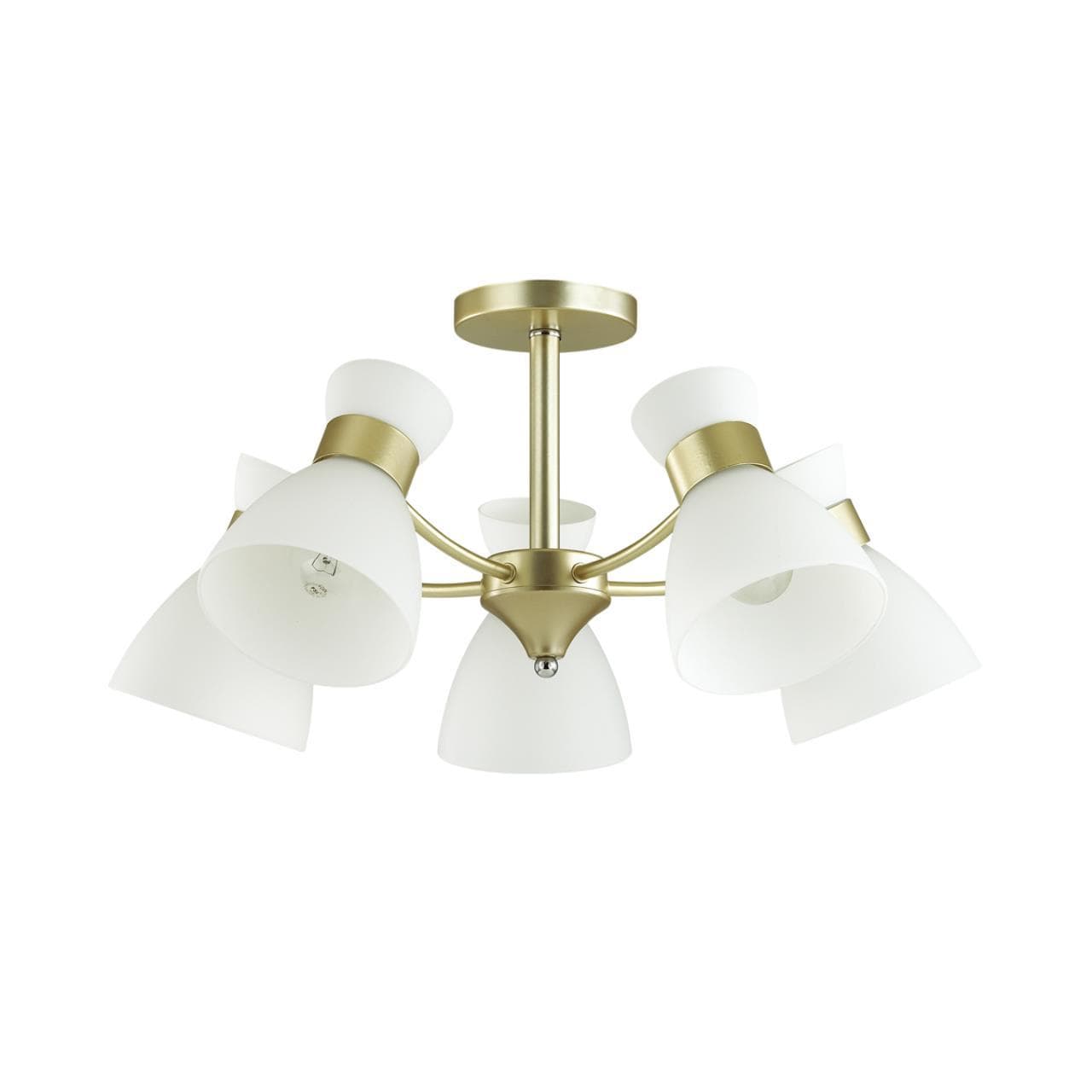 Lumion 4535/5C COMFI LN21 057 матовое золото Люстра потолочная E27 5*60W 220V WILMA — миниатюра 2