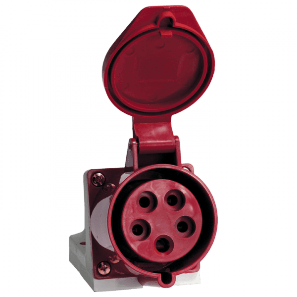 EKF PROxima Розетка стационарная наружная 125 3Р+РЕ+N 32А 380В IP44