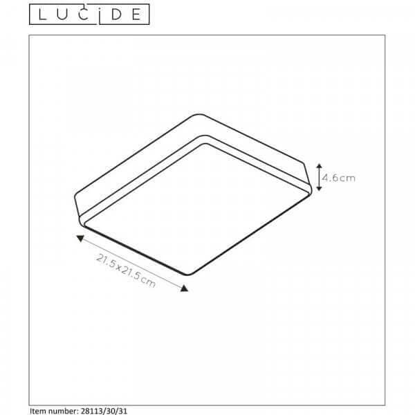 Lucide CERES-LED Белый Потолочный светильник 28113/30/31 — миниатюра 5