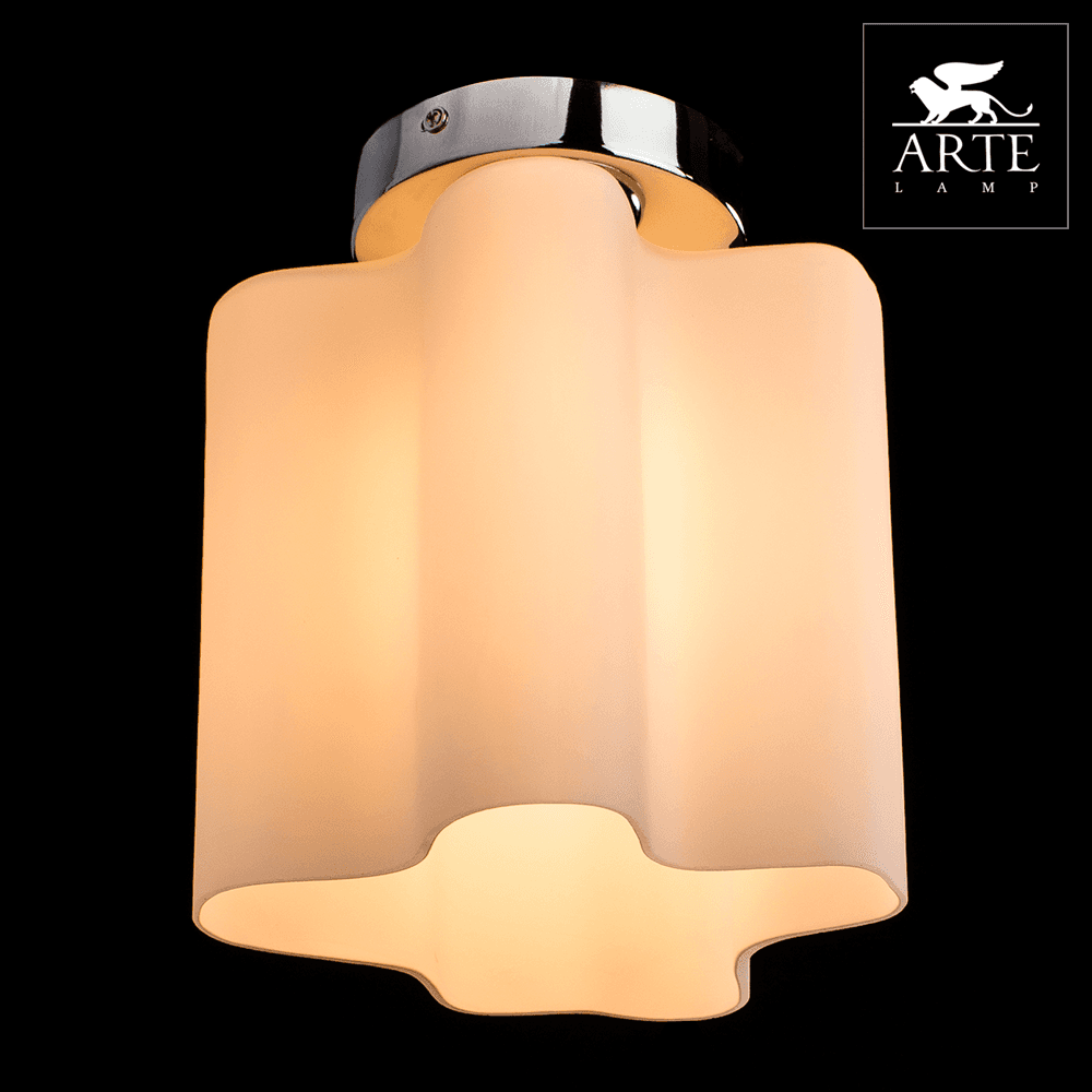 Arte Lamp Serenata Хром/Белый Светильник потолочный 1x40W 1xE27 A3479PL-1CC — миниатюра 2