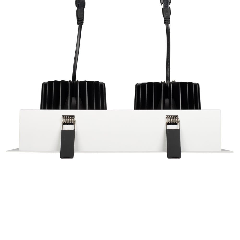 Arlight Светильник CL-KARDAN-S283x152-2x25W Warm3000 (WH-BK, 30 deg) (IP20 Металл, 3 года) 028861 — миниатюра 3